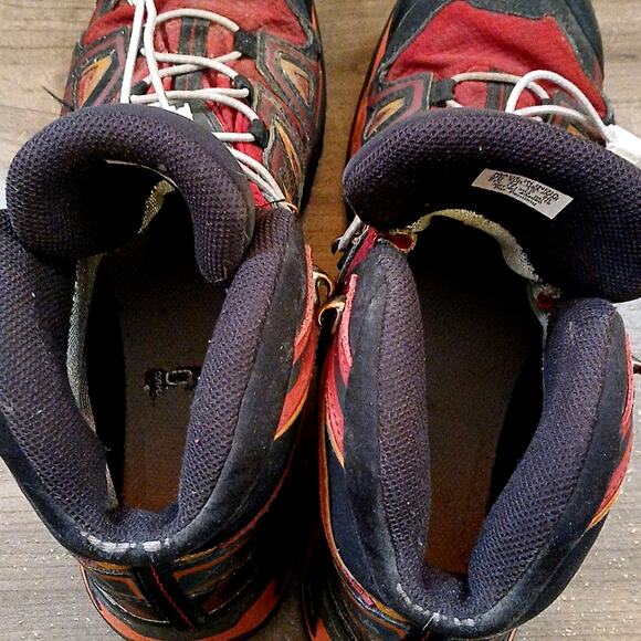 Men's Salomon X Ultra 3 Mid GTX Hiking Boots Red Size 10 - Picture 5 of 9